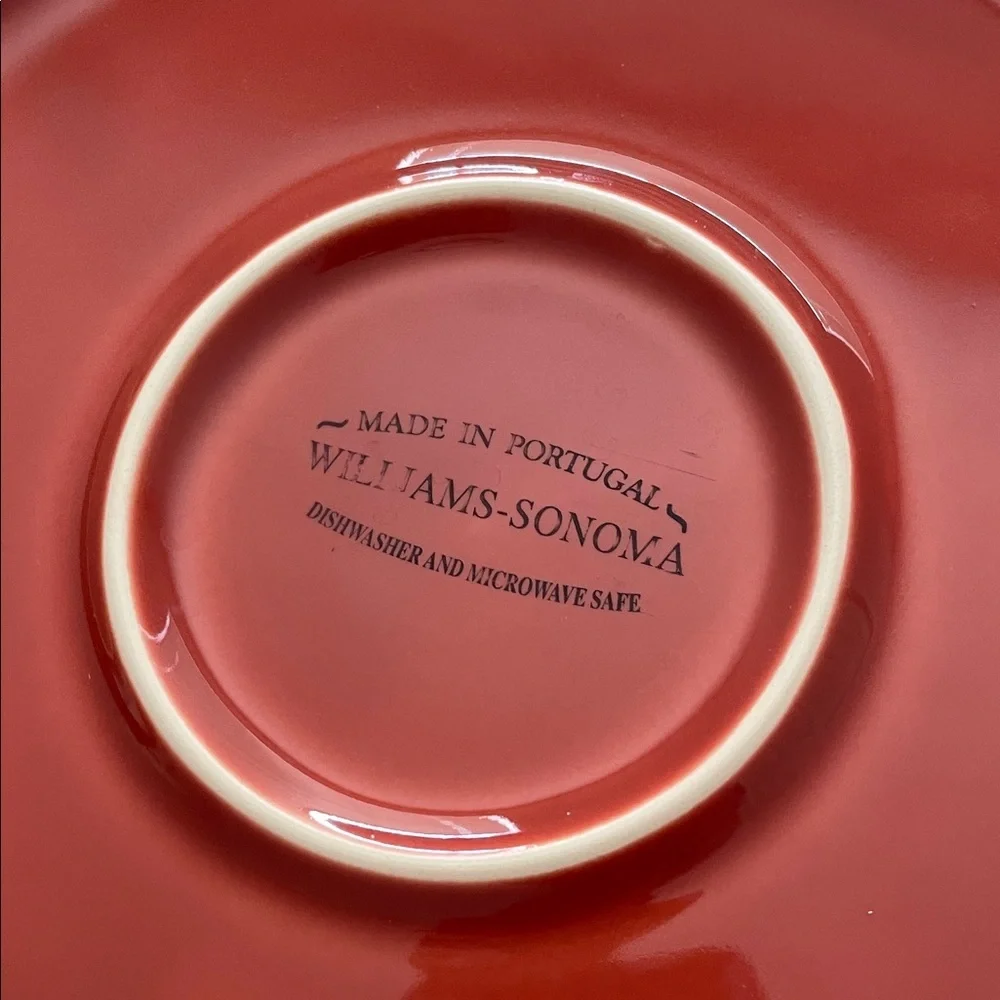 Classic Red Dinner Plates Set 11”